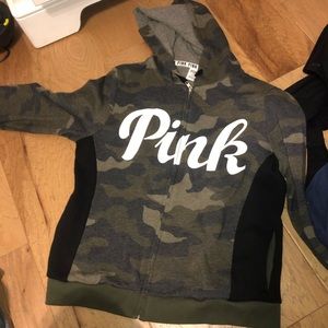 Pink drawstring jacket
